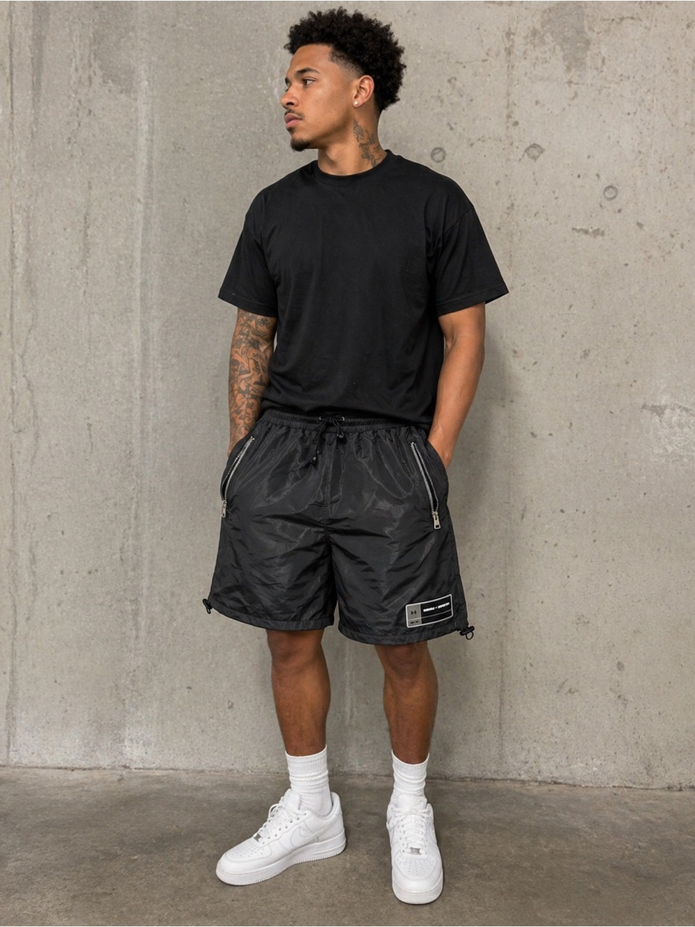HOMME + FEMME Future Men Shorts Reflective Size Small